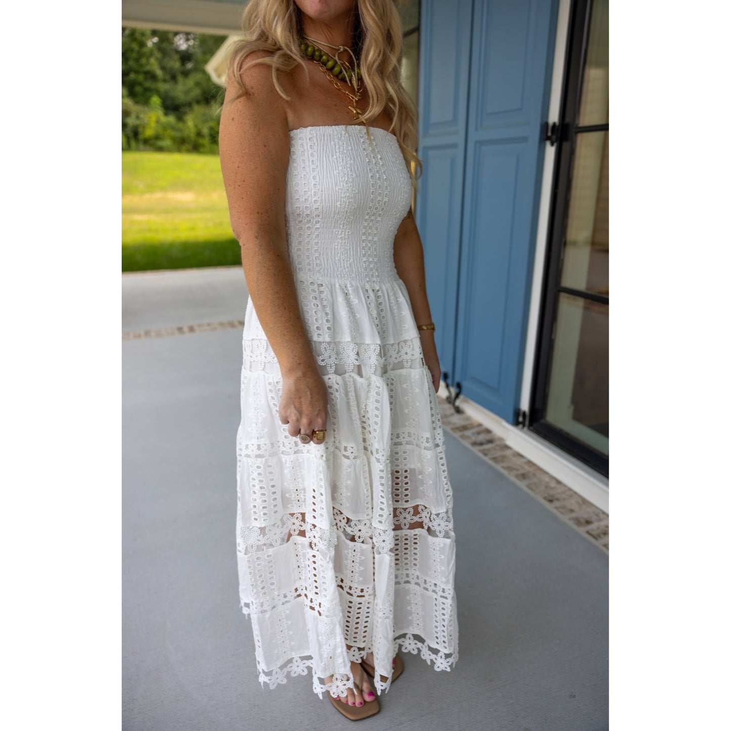 Salt Air Eyelet Maxi